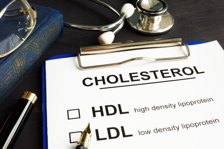 Clipboard with high density lipoprotein and low density lipoprotein